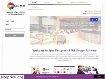 spec-designer.com