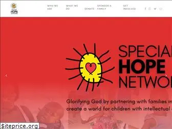 specialhopenetwork.org