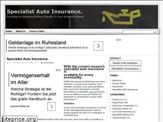 specialistautoinsurance.com