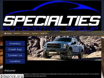 specialtiesauto.com