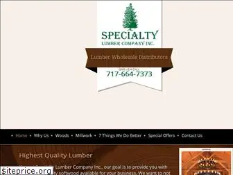 specialtylumbercompany.com