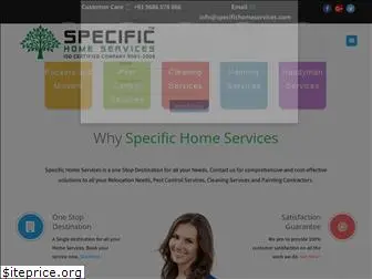 specifichomeservices.com