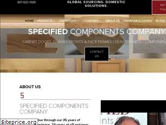 specifiedcomponents.com