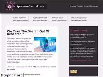 specimencentral.com