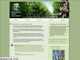 specimentrees.com