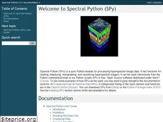 spectralpython.net
