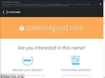 speech4good.com