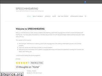 speech4hearing.com