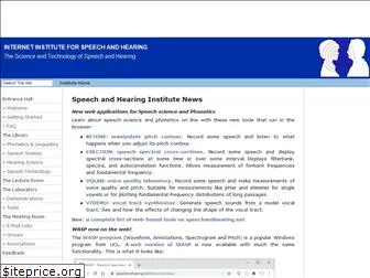 speechandhearing.net