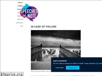 www.speechesofnote.com
