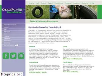 speechpathwaysfoundation.org