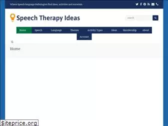 speechtherapyideas.com thumbnail