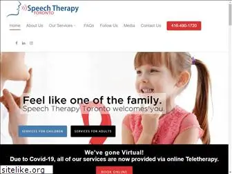 speechtherapytoronto.com