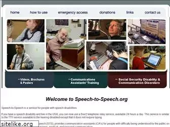 speechtospeech.org