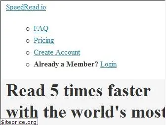 speedread.io