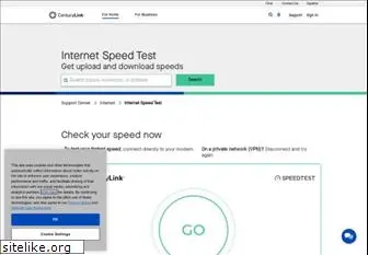 speedtest.centurylink.net