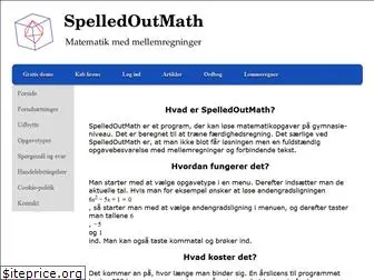 spelledoutmath.dk