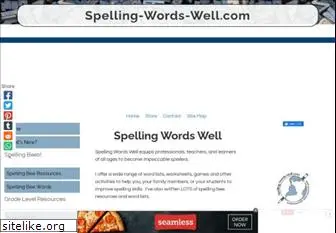 spelling-words-well.com