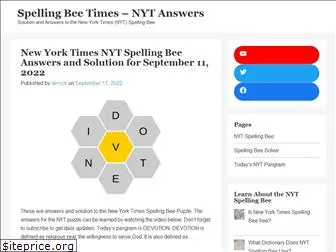 spellingbeetimes.com