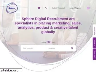 spheredigitalrecruitment.com