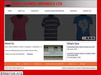 spiceislandsapparelslimited.in