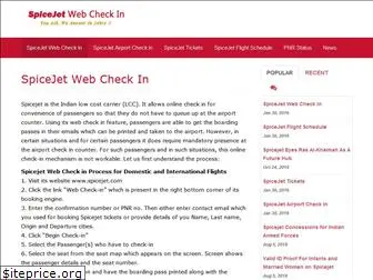 spicejetwebcheckin.co.in