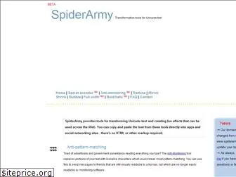 spiderarmy.com