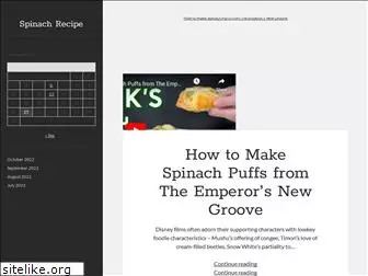 spinachrecipes.org