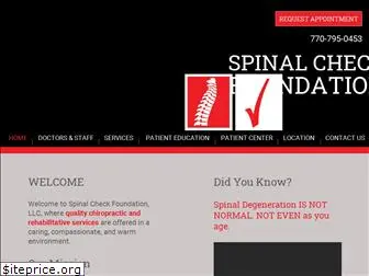 www.spinalcheckfoundation.com