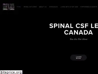 spinalcsfleakcanada.ca