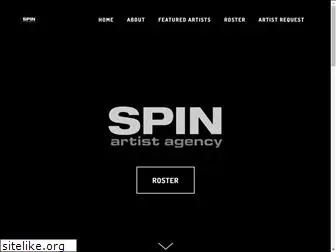 spinartistagency.com