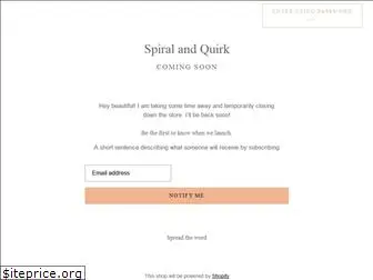 spiralandquirk.com