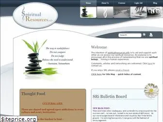 spiritualresources.info