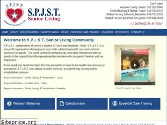 spjstseniorliving.com