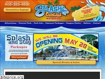 splashcentralwaterpark.com