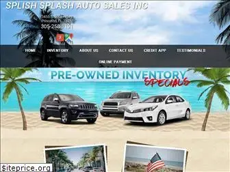 splishsplashautosales.com