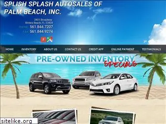 splishsplashautosalespalmbeach.com