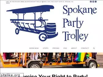 spokanepartytrolley.com