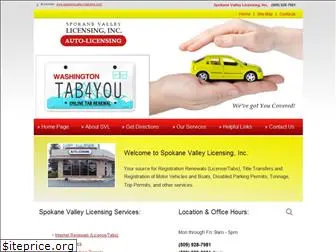 spokanevalleylicensing.com