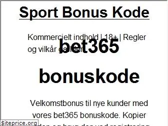 sportbonuskode.dk