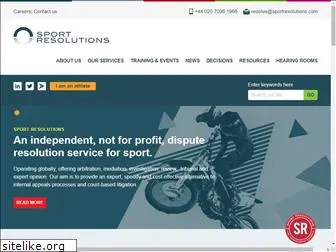 sportresolutions.com