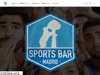 sportsbarmadrid.com