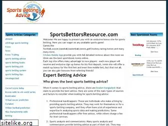 sportsbettorsresource.com