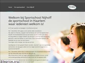 sportschoolnijhoff.nl