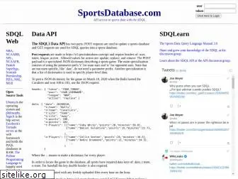 sportsdatabase.com