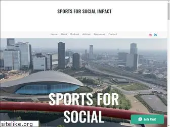 sportsforsocialimpact.com