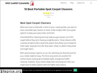 spotcarpetcleaners.com