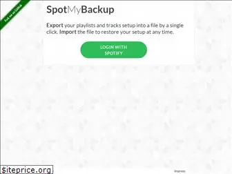 spotmybackup.com