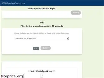 sppuquestionpapers.com