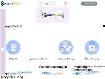 sprachfuchs.com